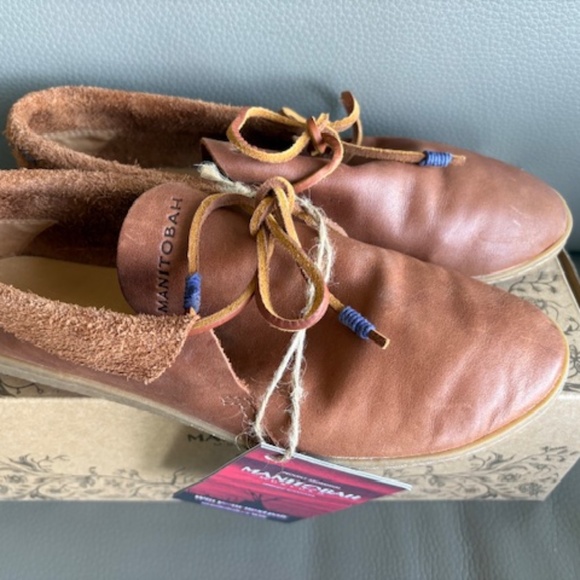 MANITOBAH MUKLUKS L8 Modern Mocassin brown (Oak) full grain leather - Picture 1 of 16